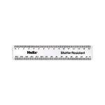 Helix Shatter Resistant Ruler 15cm Clear (Pack of 50) 010311 HX97146