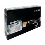 Lexmark Cyan Return Programme 6K Toner Cartridge C734A1CG IB04756