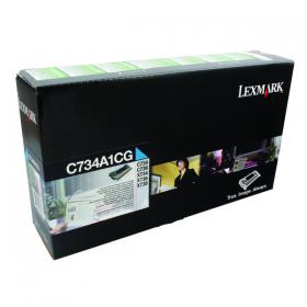 Lexmark Cyan Return Programme 6K Toner Cartridge C734A1CG IB04756