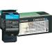 Lexmark C540 Cyan High Yield Return Program Cartridge 0C540H1CG