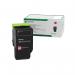 This photo shows a Lexmark Ink Cartridge for the CX54x model. It is a Return Programme, high yield cartridge in the color magenta. The code for this cartridge is C544X1MG, and it has a capacity of 4K. The product has a vibrant, eye-catching design and is clearly labeled with the product details.