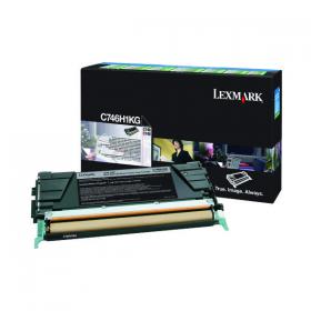 Lexmark Black Return Programme 12K Toner Cartridge C746H1KG IB31974