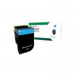 Lexmark CSCX317 Return Programme 2.3K Toner Cartridge Cyan 71B20C0 IB64187
