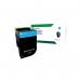 Lexmark CX410 Return Programme 3K Toner Cartridge High Yield Cyan 80C2HC0 IB7788