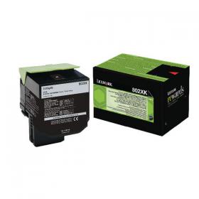 Lexmark 802XK Black Extra High Yield Toner Cartridge 80C2XK0 IB8133