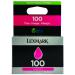 Lexmark 100 Magenta Return Program Inkjet Cartridge 14N0901E