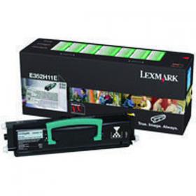 Lexmark E352 Black High Yield Return Program Toner Cartridge E352H11E IBE352H11E