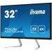 iiyama 32in Monitor ProLite X3272UHS-B1 VA 4K 3860 x 2160 UHD Dual HDMI Display Port X3272UHS-B1 II11575