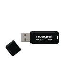 Integral Black Noir USB 3.0 8Gb Flash Drive INFD8GBNOIR3.0 IN42136
