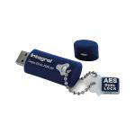 Integral Crypto Dual FIPS 197 Encrypted USB 3.0 Flash Drive 4GB INFD4GCRYDL30197 IN43030