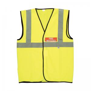 Guardian Fire Fire Warden Vest High Visibility XL Yellow Conforms to