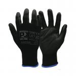 Pred Jet Cut A Gloves Polyurethane Palm Coating 1 Pair Black 10 BLACK-PUPL-10 J1S38020