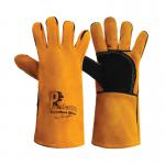 Pred 4 Signature Heavy Duty Split Leather Mig Gauntlet 1 Pair Gold 11 PRED4 J1S38063