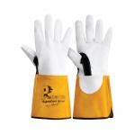 Pred 6 Signature Goat Hide Leather Gauntlet 1 pair WhiteOrange 10 PRED6 J1S38073