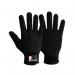 Pred Needle Cut F Safety Latex Needle Gloves 1 Pair Black 10 PRED12-10 J1S38237
