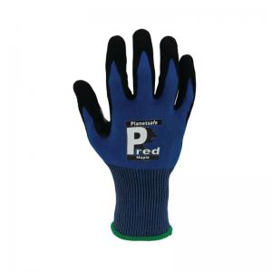 Predator by Ron Pred Maple Cut E Safety Gloves Sandy Nitrile Palm 1