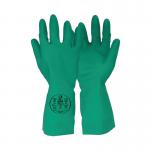 Pred Boron 15 Mil Nitrile Flocklined Gauntlet 1 Pair Green 8 NITGFL330-8 J1S38374