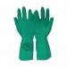 Pred Boron 15 Mil Nitrile Flocklined Gauntlet 1 Pair Green 8 NITGFL330-8 J1S38374