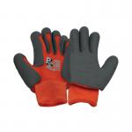 Childrens Gloves TPE Palm Coating with Paw Print Design 1 Pair Size 5 OrangeGrey KDZGGO-5 J1S38401
