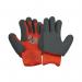 Childrens Gloves TPE Palm Coating with Paw Print Design 1 Pair Size 5 OrangeGrey KDZGGO-5 J1S38401