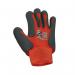 Childrens Gloves TPE Palm Coating with Paw Print Design 1 Pair Size 5 OrangeGrey KDZGGO-5 J1S38401