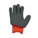 Childrens Gloves TPE Palm Coating with Paw Print Design 1 Pair Size 5 OrangeGrey KDZGGO-5 J1S38401