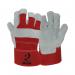 Pred Force Cut 2 Split Leather Rigger Gloves 1 Pair RedWhite 10 (Pack of 10) HAR2 J1SHAR2