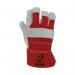 Pred Force Cut 2 Split Leather Rigger Gloves 1 Pair RedWhite 10 (Pack of 10) HAR2 J1SHAR2