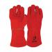 Pred Thunder Cut 2 Split Leather Gauntlet 1 Pair Red 11 (Pack of 10) HAWG2 J1SHAWG2