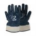 Pred Radon Heavy Duty Nitrile Coated Safety Gloves 1 Pair Blue 10 (Pack of 10) NITSC-10 J1SNITSC10