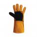 Predator Signature Split Leather Mig Gauntlet 16 Inch 1 Pair Yellow 11 (Pack of 10) PRED4-16 J1SPRED416