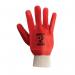 Pred PVC Cut 1 Safety Gloves Knit Wrist 1 Pair Orange 10 (Pack of 10) PRKW-10 J1SPRKW10