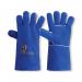 Predator Lightning Split Leather Mig Gauntlet 1 Pair Blue Small (Pack of 10) RSW1C-BLUE-S J1SRSW1CBLUES