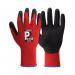 Pred Sensor Touchsafe Cut 1 Safety Gloves 1 Pair RedBlack 6 (Pack of 10) TS1-6 J1STS16
