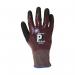 Pred Caspian Watersafe Cut F Safety Gloves 1 Pair Dark BrownBlack 9 (Pack of 10) WS9-9 J1SWS99