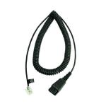 Jabra Quick Disconnect (QD) to Modular RJ9 Coiled Cord for Nortel Handsets 8800-01-19 JAB00207