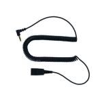Jabra Quick Disconnect (QD) to 2.5mm Jack Coiled Cord 2m 8800-01-46 JAB00222