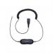 Jabra Black GN1200 CC QD to RJ9 Universal Headset Coiled Cord 88011-99 JAB00416