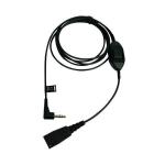 Jabra Quick Disconnect (QD) Cord to 3.5mm Jack Cord with Answer/End/Mute Function 8735-019 JAB00562