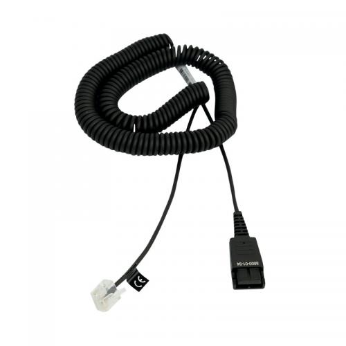 Jabra Quick Disconnect (QD) to Modular RJ45 Coiled Cord for Siemens Openstage Series 2m 8800-01-94 JAB01097