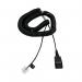 Jabra Quick Disconnect (QD) to Modular RJ45 Coiled Cord for Siemens Openstage Series 2m 8800-01-94 JAB01097