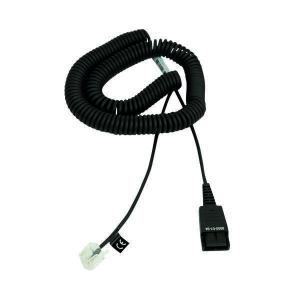 Jabra Quick Disconnect QD to Modular RJ45 Coiled Cord for Siemens