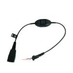 Jabra Quick Disconnect (QD) Headset Cable with Mute Function for Ascom 8800-00-98 JAB01272