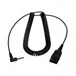 Jabra Quick Disconnect (QD) to 3.5mm Jack Cable with AnswerEnd Button for Smartphones 8800-00-103 JAB02011