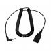 Jabra Quick Disconnect (QD) to 3.5mm Jack Cable with AnswerEnd Button for Smartphones 8800-00-103 JAB02011