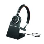 Jabra Evolve 65 Monaural Bluetooth Wireless Headset with Stand Microsoft Teams Version 6593-823-399 JAB02068