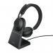 Jabra Evolve2 65 380A MS Stereo Headset Black Including Charging Stand 26599-999-989 JAB02282