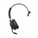 Jabra Evolve2 65 Monaural USB-A Wireless Headset Unified Communication Version Black 26599-889-999 JAB02304