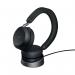 Jabra Evolve2 75 USB-A Headset with Charging Stand Microsoft Teams Version Black 27599-999-989 JAB02432