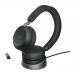 Jabra Evolve2 75 USB-A Headset with Charging Stand Unified Communication Version Black 27599-989-989 JAB02440